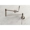 Kingston Brass KS4108ZL Wall Mount Pot Filler, Brushed Nickel KS4108ZL - alternate 2